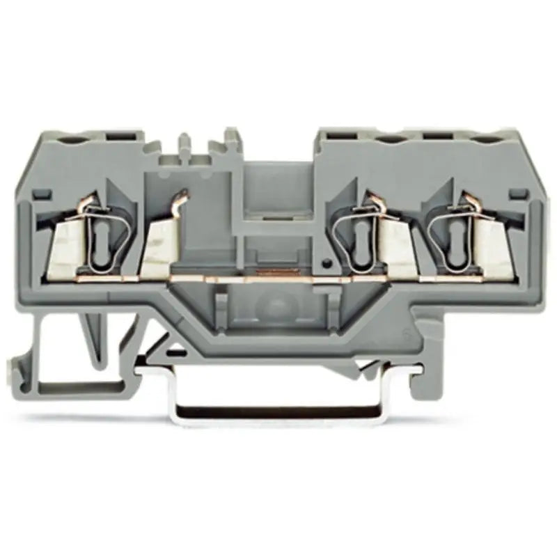 WAGO 280‑681 3‑Conductor DIN Rail Terminal Block 10PCS, 2.5mm² 24A 800V Cage Clamp Spring Wiring Terminal Block