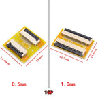 FPC Extension Board FFC Flexible Ribbon Cable Adapter Board 1.0/0.5mm Spacing Flat Wire 4P/8P/10P/20P/40P-60P for Electronics
