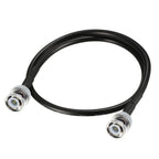 RG58 BNC Male to BNC Male Plug Q9 Crimp Connector Lot RF Coax Coaxial Pigtail Jumper 50ohm Cable