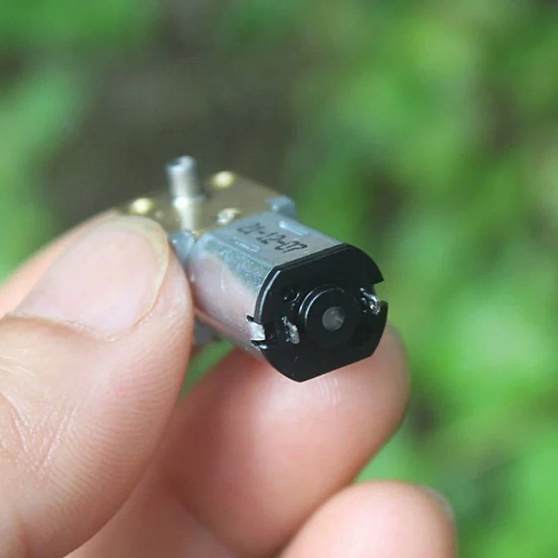 Mini N20 Dual Shaft Gear Motor DC 3V 3.7V 5V 850RPM D-Shaft Large Torque Micro Turbo Worm Full Metal Gear Box Reduction Motor