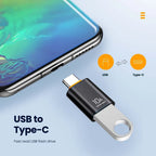 10A USB 3.0 To Type C Mini Fast Transfer USB Type C Female To USB PD Adapter Suitable for Mobile Computer Car Charger Converters