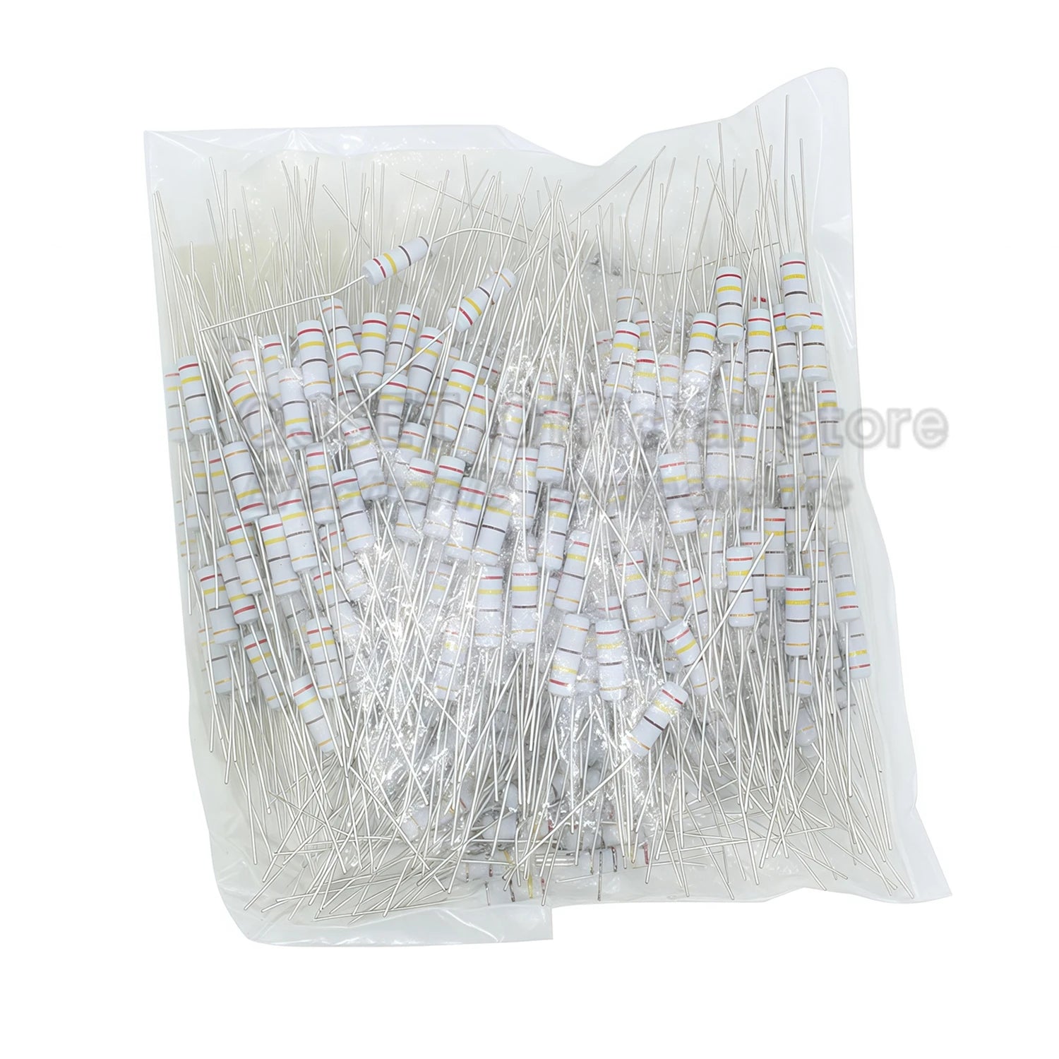500pcs 1W Carbon Film Resistors 5% 10 Ohm 33 47 100 200 220 470 510 Ohm 1K 4.7K 10K 22K 33K 47K 100k 200k 220k 510k 470k 1M Ohms
