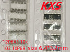 10PCS 1206*5 47R 10PIN 1206X5 103 10P8R exclusion network resistor array YC358TJK-1K 2.2K 3.3K 4.7K 5.1 6.8K 7.5K 10K 22K 100K
