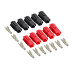 5/10/20/50/100 Pairs 30A /45A Amp 600V Power Marine Connector Pole For Anderson Powerpole Interlocking Plug Terminals