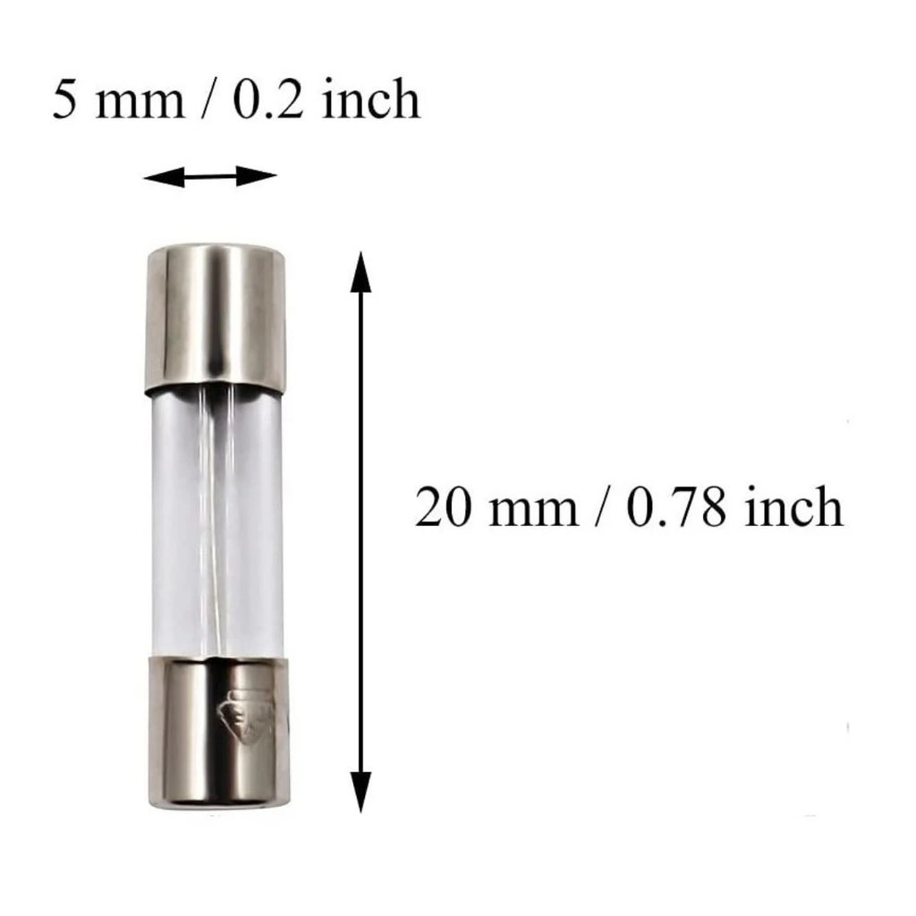 5*20 Slow Blow Glass Fuse 250V 0.1A 0.2A 0.5A 1A 2A 3A 3.15A 4A 5A 6A 7A 8A 10A 12A 15A 20A 30A Slow Delay Tube Fuses 5x20mm