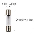 5*20 Slow Blow Glass Fuse 250V 0.1A 0.2A 0.5A 1A 2A 3A 3.15A 4A 5A 6A 7A 8A 10A 12A 15A 20A 30A Slow Delay Tube Fuses 5x20mm