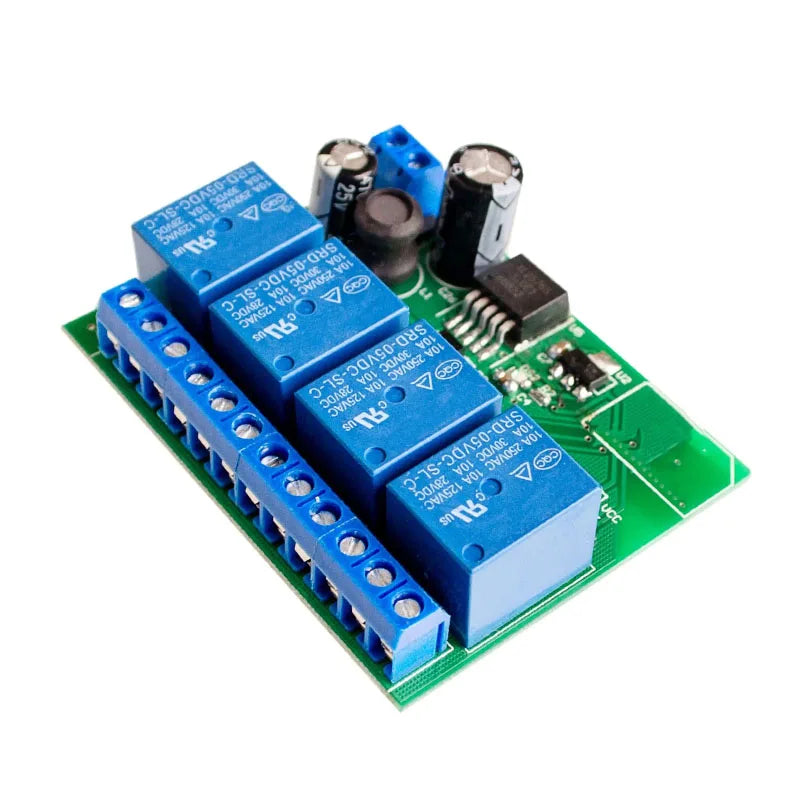 ZLRC04 4-Channel Relay Module - Wireless BLE BT 4.0 Switch for IOS/Android, Smart Home & IoT Remote Control