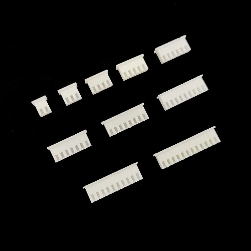 10sets JST XH2.54 2/3/4/5Pin Terminals Plastic Shell Male Plug + Female Socket Wire Connector XH 2.54 2P 3P 4P 5P 6P 8P 10P 12P