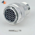 HD36-24-31ST-059 Deutsch HD30 31Pin T Seal Female Circular Connector With 059 Cable Clamp IP67 Waterproof