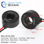 Current Transformer CT QNCT16L 10A 10mA 20A 20mA 30A 30mA 50A 50mA 2000:1 10A 5mA 20A 10mA 100A Micro Current Transducer Sensor