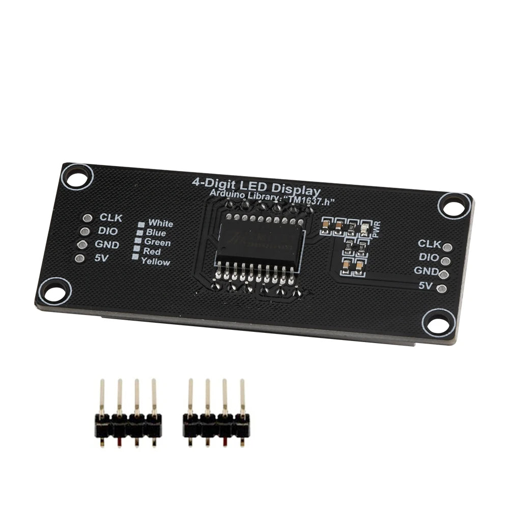 TM1637 LED Display Module For Arduino 7 Segment 4 Bits 0.56 Inch Clock RED Anode Digital Tube Four Serial Driver Board Pack