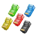 ZoeRax RJ45 Cat6A Cat6 Cat5e Pass Through Connector Gold Plated 3 Prong 8P8C Modular Plug for UTP/STP Stranded Ethernet Cable