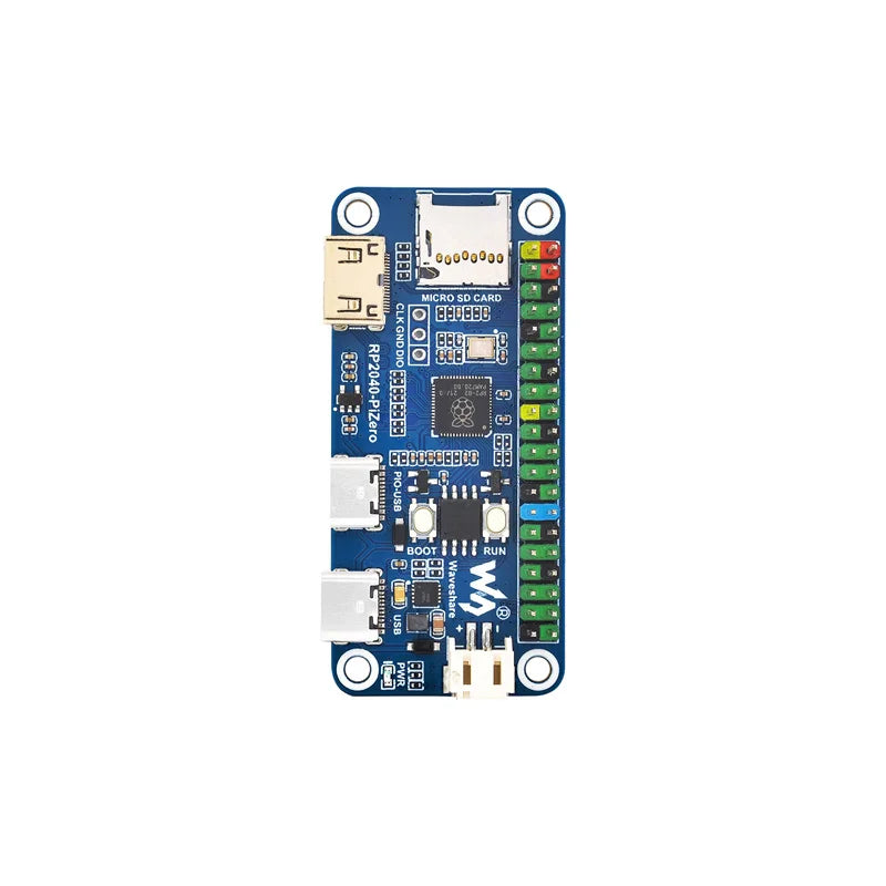 Waveshare RP2350-PiZero RP2040-PiZero Raspberry Pi Pico 2 RP2350B RP2350-PiZero Development Board PSRAM DVI For HDMI