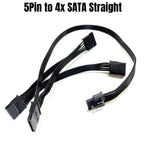 Modular Power Cable for Cooler Master V850, V750, V650, V550 GOLD Power, PCIe 8Pin 6+2, CPU 4+4, SATA, Molex IDE 4Pin, ATX 24Pin