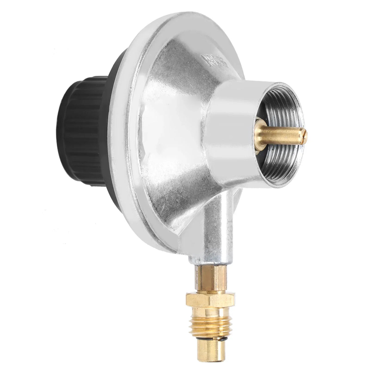 Low Pressure Adjustable Regulator Zinc Alloy 1"‑20UNF Propane Gas Low Pressure Adjustable Regulator Control Valve BBQ Grill