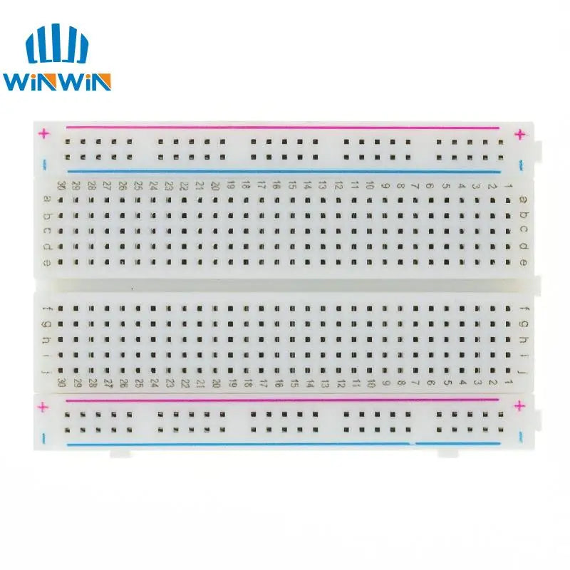 MB-102 MB102 Breadboard 400 830 Point Solderless PCB Bread Board Test Develop Dupont line DIY for arduino laboratory SYB-830