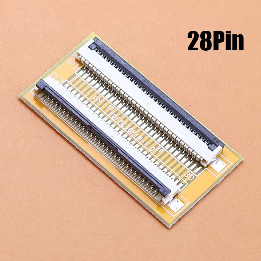 FFC FPC Flexible Flat Cable Extension Adapter Board 1.0MM Spacing 4 5 6 8 9 10 12 15 16 20 24 26 28 30 32 34 Pin Wire Connector