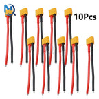 1-10Pcs XT60 Plug Male Female Connector with 14AWG Silicon Wire for RC Lipo Battery Cable Drone XT60 Pigtail