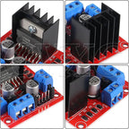 L298N DC Motor Driver Module L298N Stepper Motor Smart Car Robot Breadboard Peltier High Power L298 DC Motor Driver for Arduino