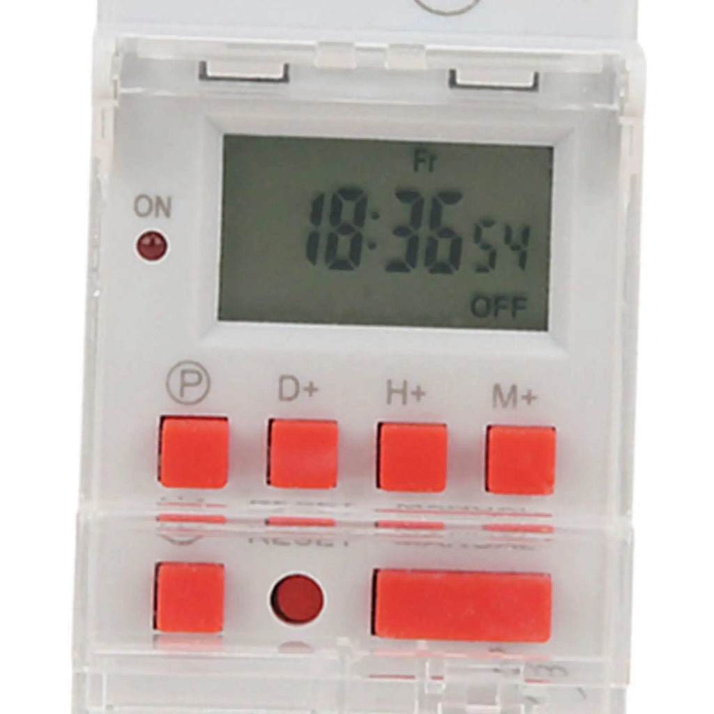 TM919BK 85~265V AC 30A LCD 7 Days Programmable Digital Timer Switches