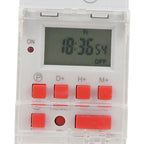 TM919BK 85~265V AC 30A LCD 7 Days Programmable Digital Timer Switches