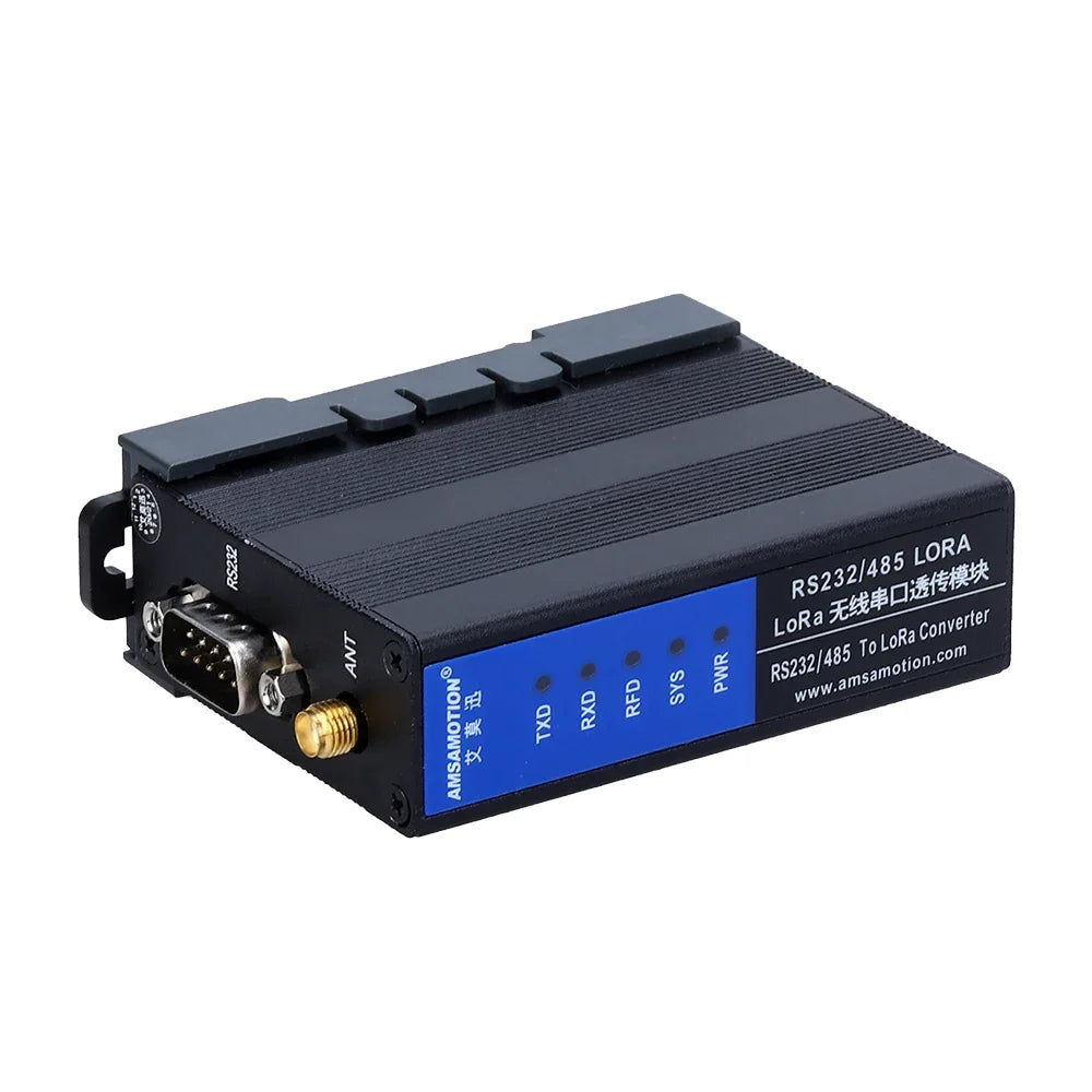 RS232/485-LORA RS422 Wireless PLC Long Rage Radio Communication Module RS485 to LR100 Signal Converter Spread Spectrum