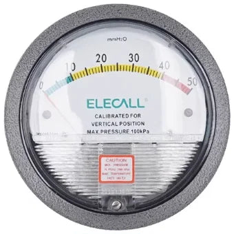 ELECALL EM2000 Differential Pressure Gauge Pa/Kpa/psi/mmH₂O for Air Gas Meters Barometer Pressure for Clean Room