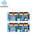 1-10PCS PCA9685 Robot Controller IIC Interface 16 Channel 12-Bit PWM Servo Motor Driver Board for Arduino Robot/ Raspberry Pi