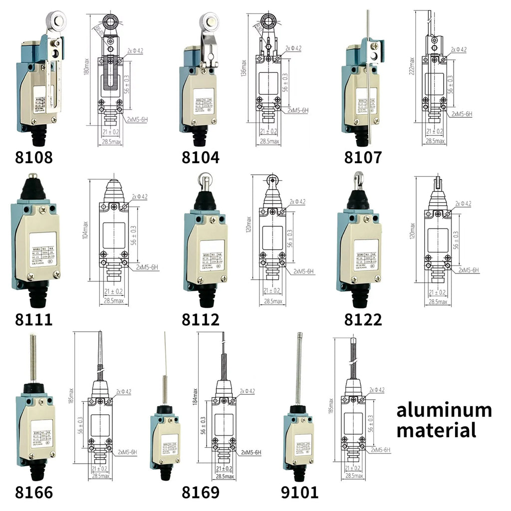 10Pcs Momentary Limit Switch Roller Lever CNC Mill Laser Plasma,high-quality material casing,durable,380V within,5A ,IP65