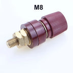 1/2PCS 6mm 8mm Brass Posts Terminal Blocks Power Supply Terminals M6 M8 Welding Machine Inverter Post Connector Car Accessories