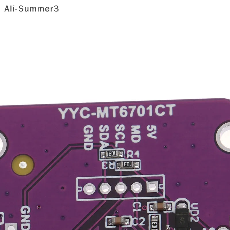 Magnetic Encoder MT6701 Magnetic Induction Angle Measurement Sensor Module 14bit High Precision Can Perfectly Replace AS5600