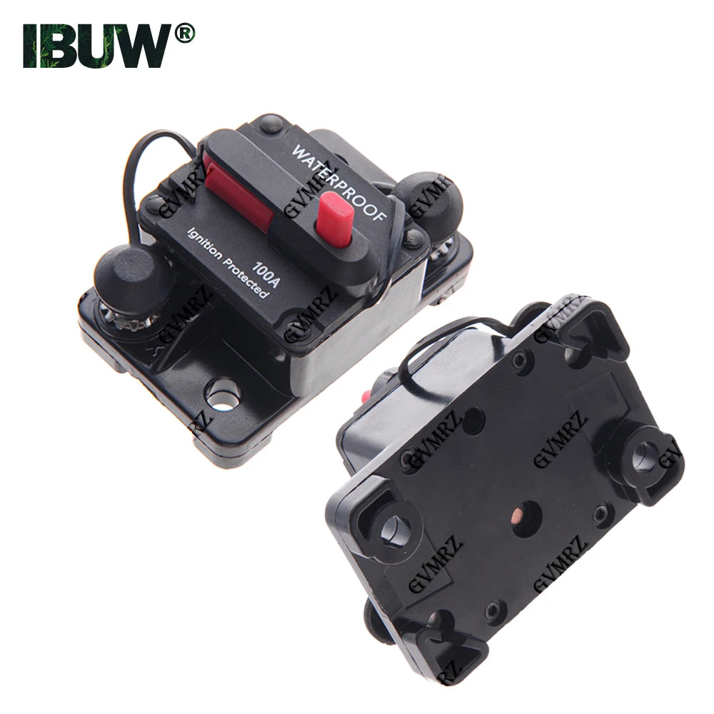30A 40A 50A 60A 70A 80A 100A Circuit Breaker Fuse Reset 250A 300A 150A 200A 120A AMP Waterproof Boat Car Circuit Breaker