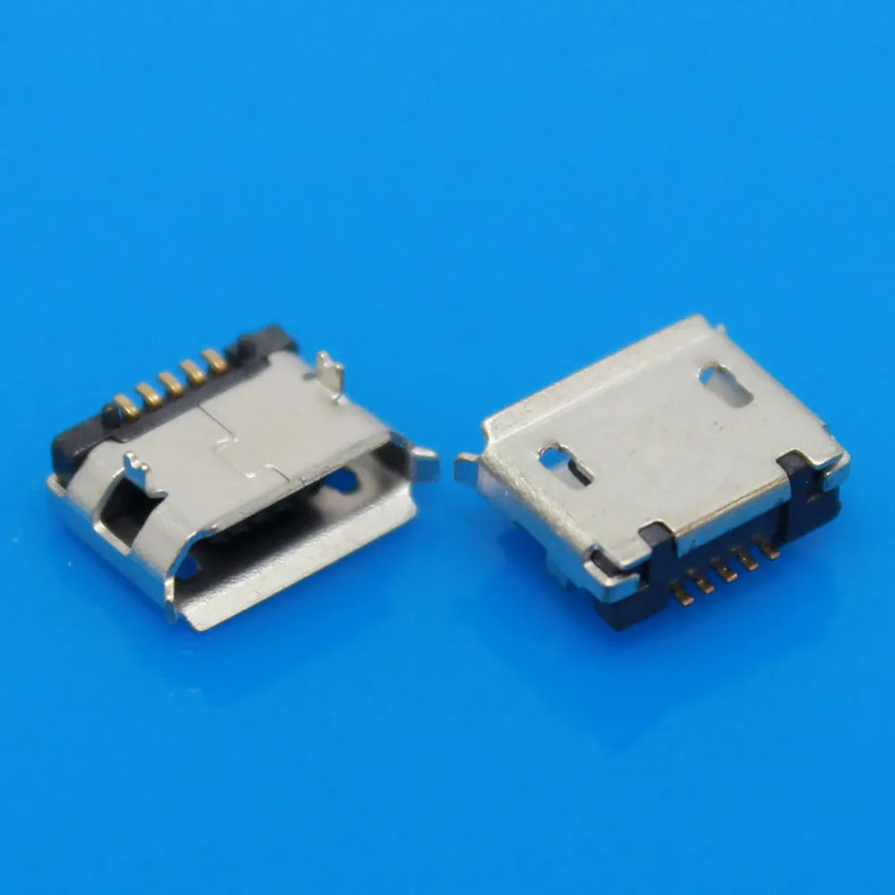 100models Micro USB Connector Mini Jack Socket Power Charging Port Replacement 5 Pin 5pin Tail For Samsung Huawei Lenovo ZTE HTC