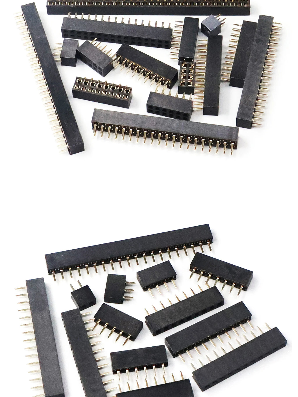 2.0mm Single Row Female 1x2/3/4/5/6/7/8/10/20/40 Pin Pin Header Connector 2mm Pitch Strip For Arduino PCB