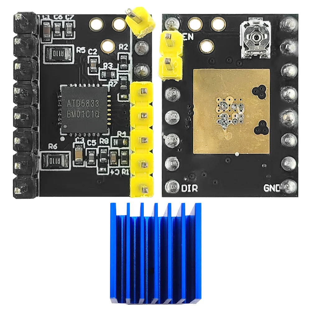 3D Printer Accessories Stepper Motor ATD5833 TMC2209 TMC2208 Ultra-Quiet Drive Module with Heat Sink