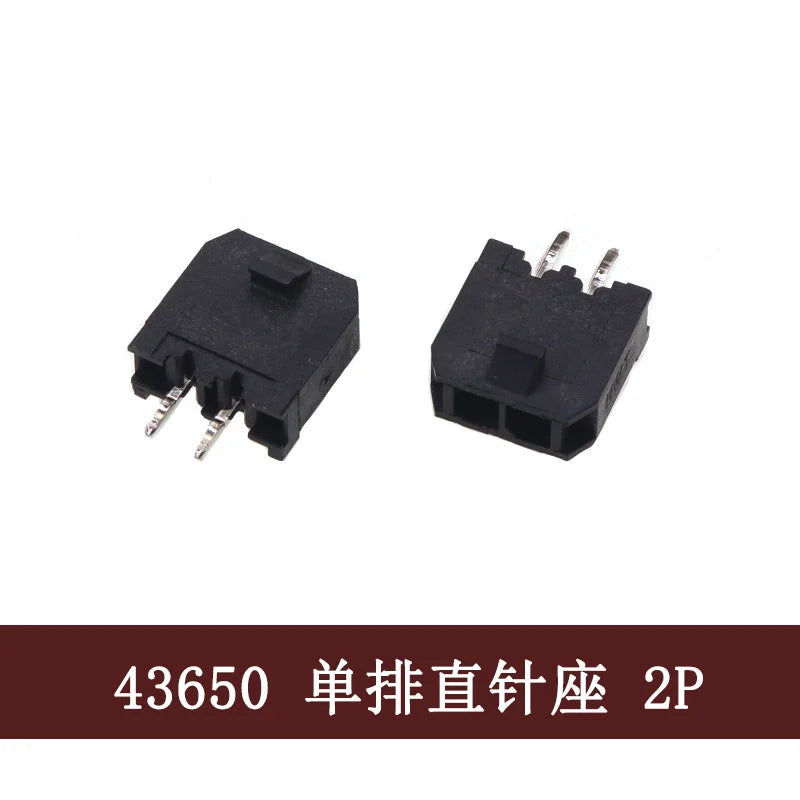 3.0mm Pitch MX3.0 Micro-Fit Connector Single Row Straight Curved Right Angle Needle Pin Header 43650 Type Socket 2P3P4P5P6Pin