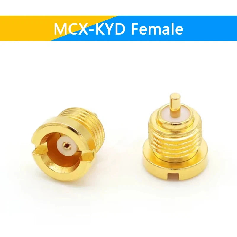 1-10PCS MCX MMCX Male Female PCB Mount Straight RF Coax Connector Right Angle 90-Degree Goldplated Welding Terminal