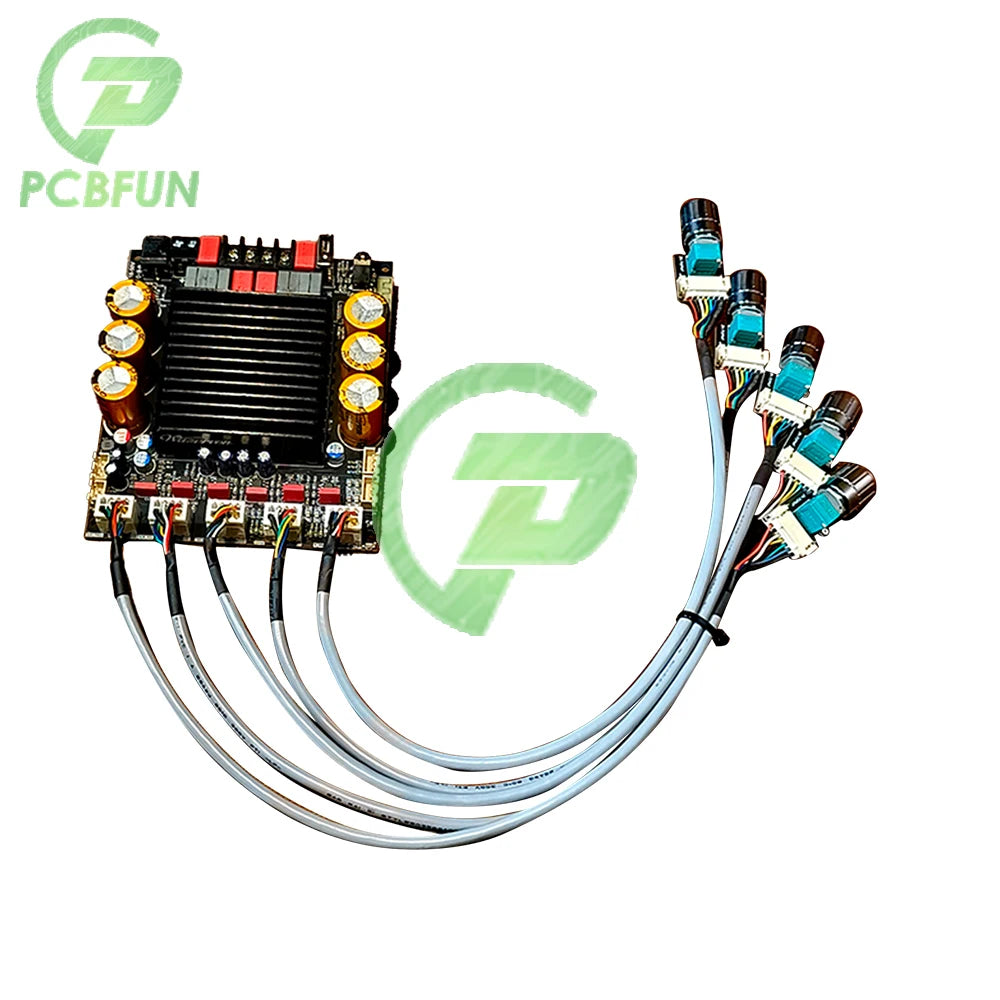 ZK-SUB600 BT Amplifier Board Module 2.0 Channel 300W+300W+Subwoofer Extension TPA3255 DC 18-50V with Subwoofer