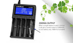 LiitoKala Lii-PD4/PD2 AC PD Charger LCD Fast Charging 4/2-Bay for 21700/18650/AA/AAA Multi-Protection Auto-Detect