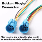 19MM LED Metal Button Switch Stainless Steel 1NO1NC Momentary Latching High Head Lamp Waterproof Button 12V 24V 220V
