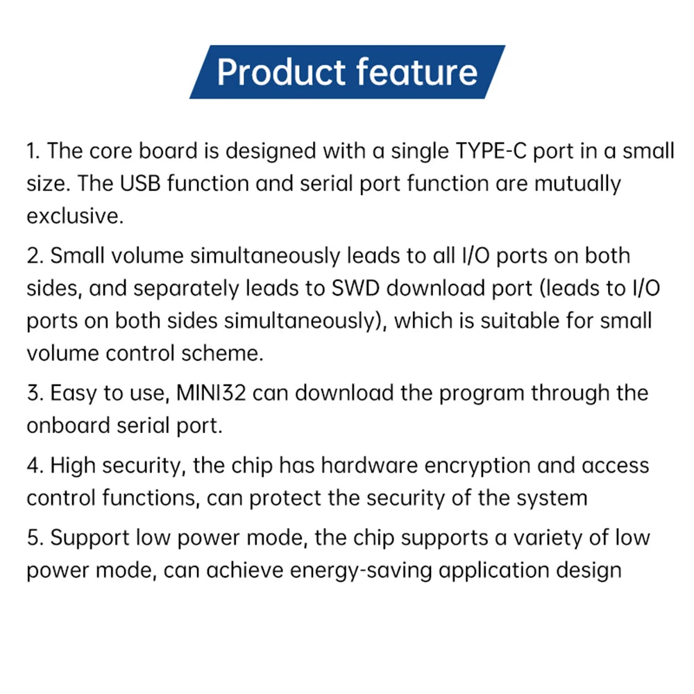 Mini STM32F103C8T6 STM32F103C6T6A CH340 Development Board Microcontroller Core Board ARM Architecture Minimum System Correx-M3