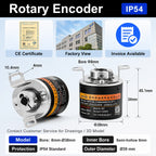 Rotary Absolute Encoder single-turnRS485 SSI CAN Power-Off Memory Angle Sensor for Equipment Waterproof