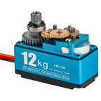 12KG TD-9412MG High Torque Full Metal Digital Servo Carbon Brush Motor 180/270/360 Degree Short Model for 1:10 1:8 RC Car Robot