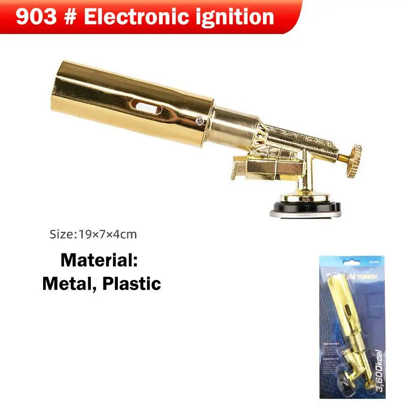 Professional Metal Welding Gas Torch Flame Butane Portable Outdoor BBQ Spray Nozzle Flamethrower Welding Equipment Kitchen