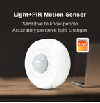Tuya Smart WiFi Light + PIR Motion Sensor Smart Home Infrared Passive Detector App Real-time Control Support Alexa Google Home