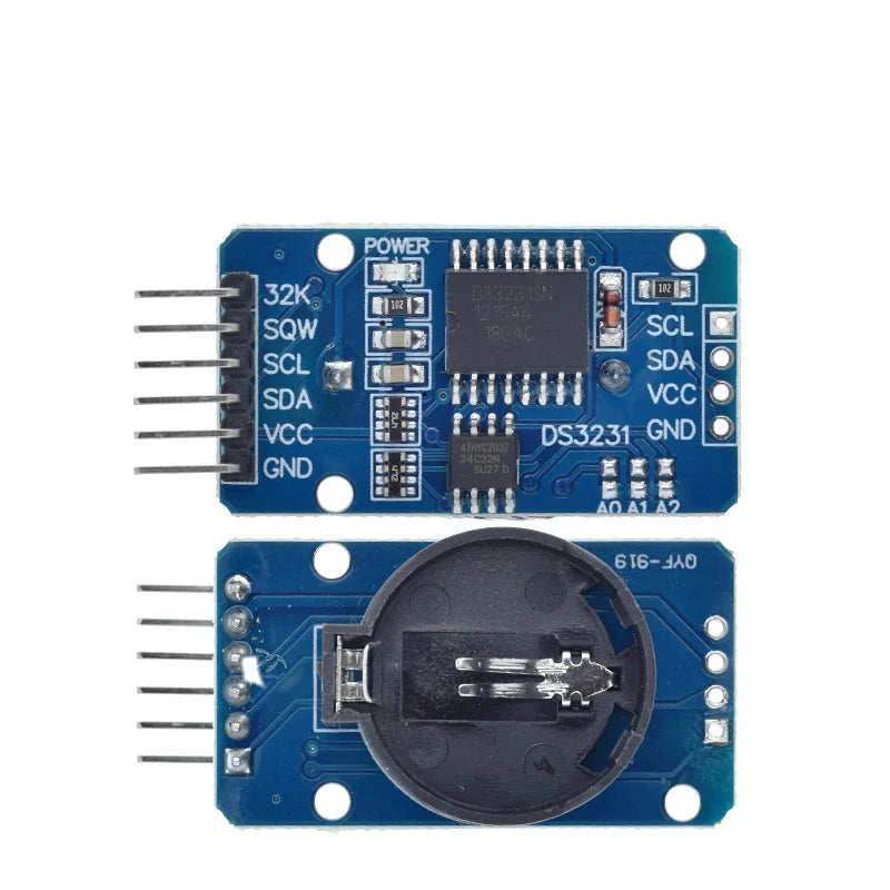 DS1302 DS1307 DS3231 AT24C32 IIC Module Precision Clock Module DS3231SN Memory Module Real Time Module 3.3V 5V For Raspberry Pi