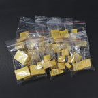 50PCS capacitor combination kit 102K~105K Polyester Film Capacitors Pack 275VAC X2 Capacitor Assorted Kit 0.047UF 0.1UF 0.22UF