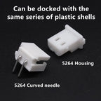 10/20sets Lot 5264 2.54 2.5mm Pitch Female Housing+Straight/curved needle+Terminal 2P~12Pin 5268 For PCB Wire To Board Connector