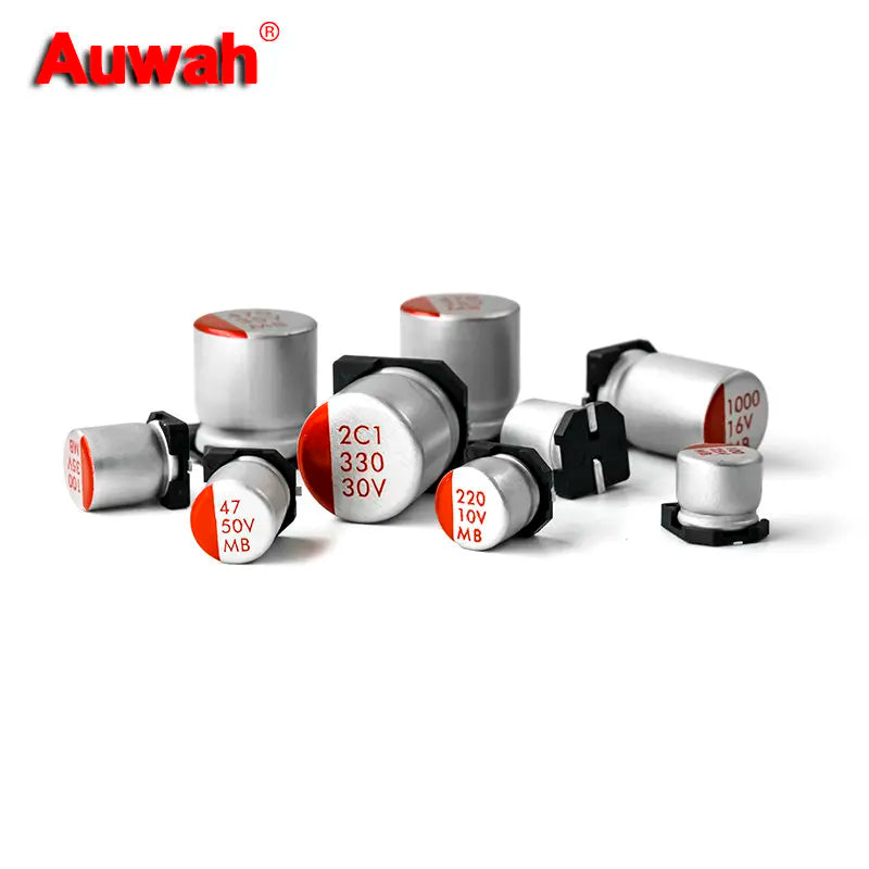 10pcs/lot SMD Polymer Solid Capacitor 6.3V 10V 16V 25V 35V 50V 63V 47uF 100uF 220uF 270uF 330uF 470uF 560uF 820uF 1000uF
