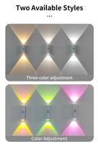 LED Cabinet Light Motion Sensor RGB Magnetic Rechargeable Wall Lamp Hallway Stairs Kitchen Ambient Night Light Home Decor Lights